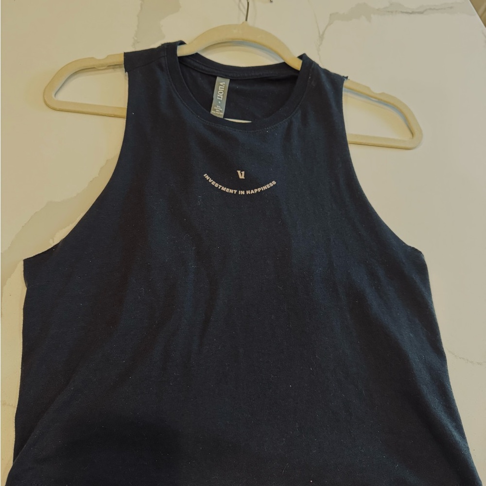 Vuori Black Sleeveless Tank Top size small